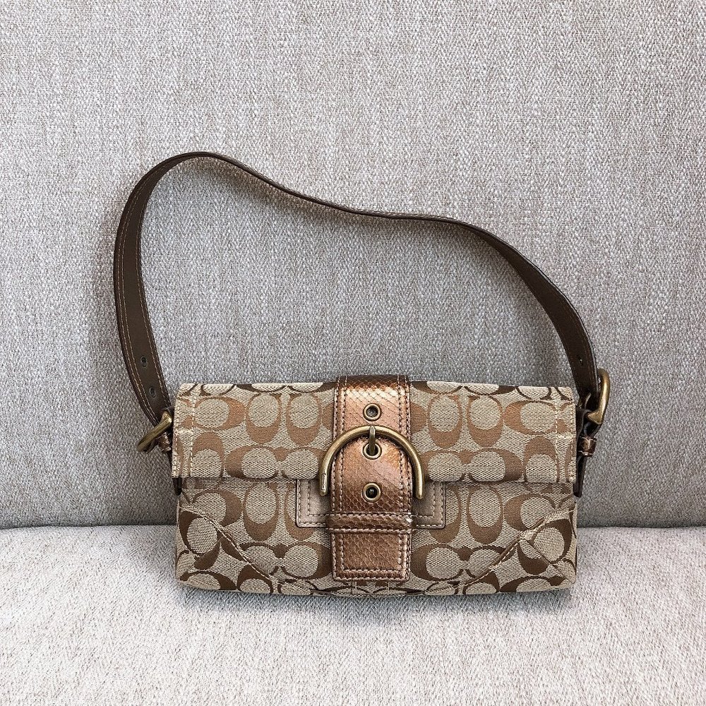 Coach Shoulder Clutch